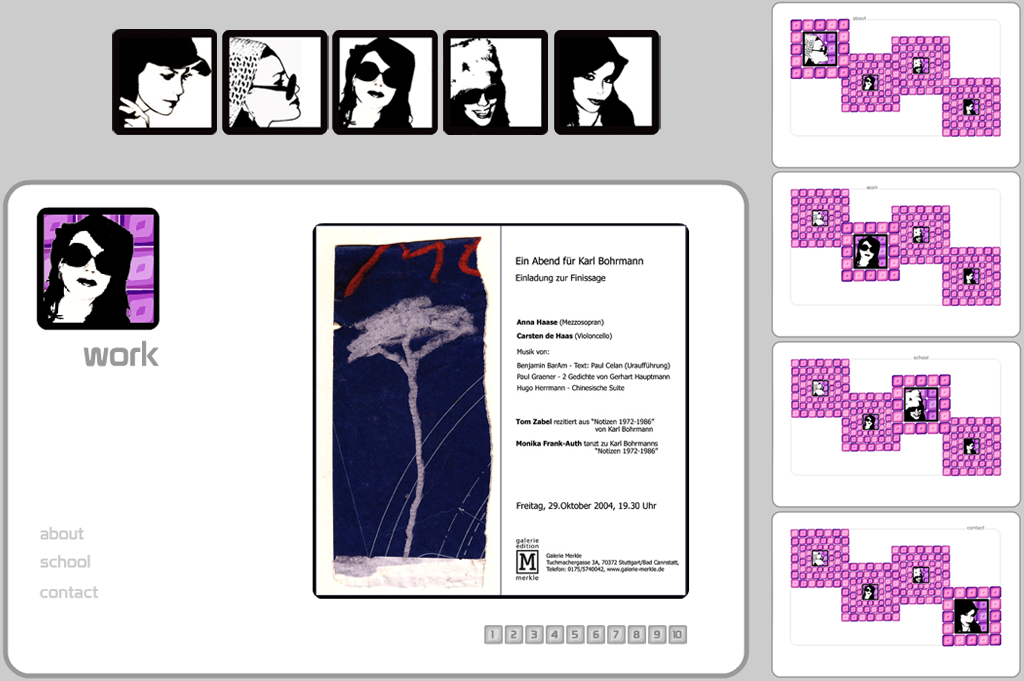 JG ° old Website - Flash Showreel
