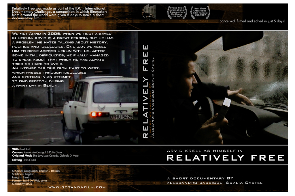 RELATIVELY FREE ° Film DVD Covergestaltung